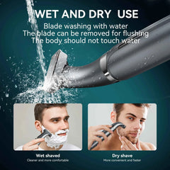 2 in 1 Professional Body & Facial Grooming System – High Torque Cordless Trimmer for Precision Personal Care