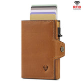 Leather Pop-Up Minimalist Card Holder by Snagg It Wallet