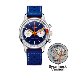 Mechanical Chronograph Pilot Watch – ST19 Swanneck Movement | Sapphire Crystal