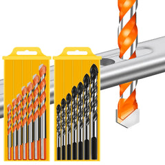3-12mm Multifunctional Triangle Glass Drill Bit Set