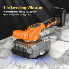Cordless Tile Vibrator | 75KG Suction Capacity & 5-Speed Professional Leveling Tool Compatible With Dewalt 20V Battery
