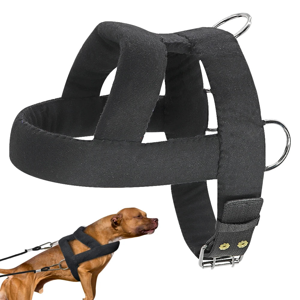 Adjustable Dog Weight Pulling Training Harness & Leash by Snagg A Harness