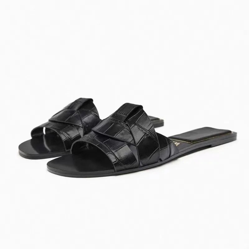 Women’s Summer Flat T-Shape Slides by Snagg A Slipper