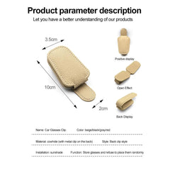Universal Car Sun Visor Sunglasses Clip by Snagg A Sun Glasses Holder