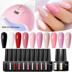 Professional 13 Piece Gel Artistry Collection – Complete 7ml High Pigment Set with UV/LED Performance