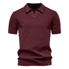 Men's Summer Breathable Polo | Lightweight Stretch Casual Essential