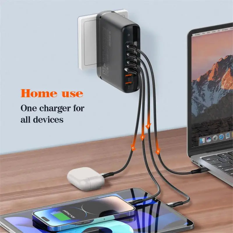 140W Fast Charger Type C Digital Display by Snagg A Charging Station