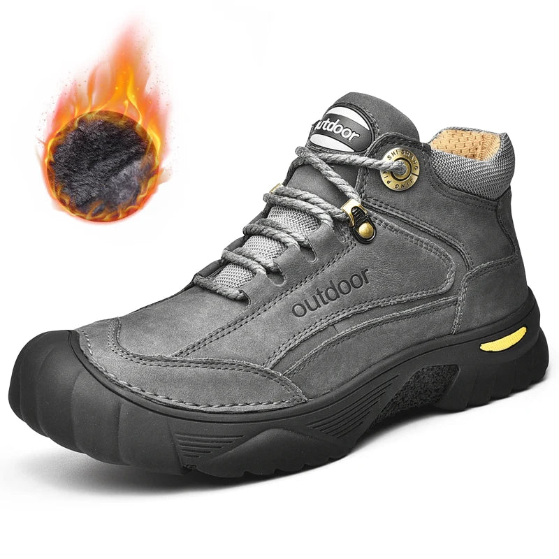 Men's leather hiking shoe – image 11