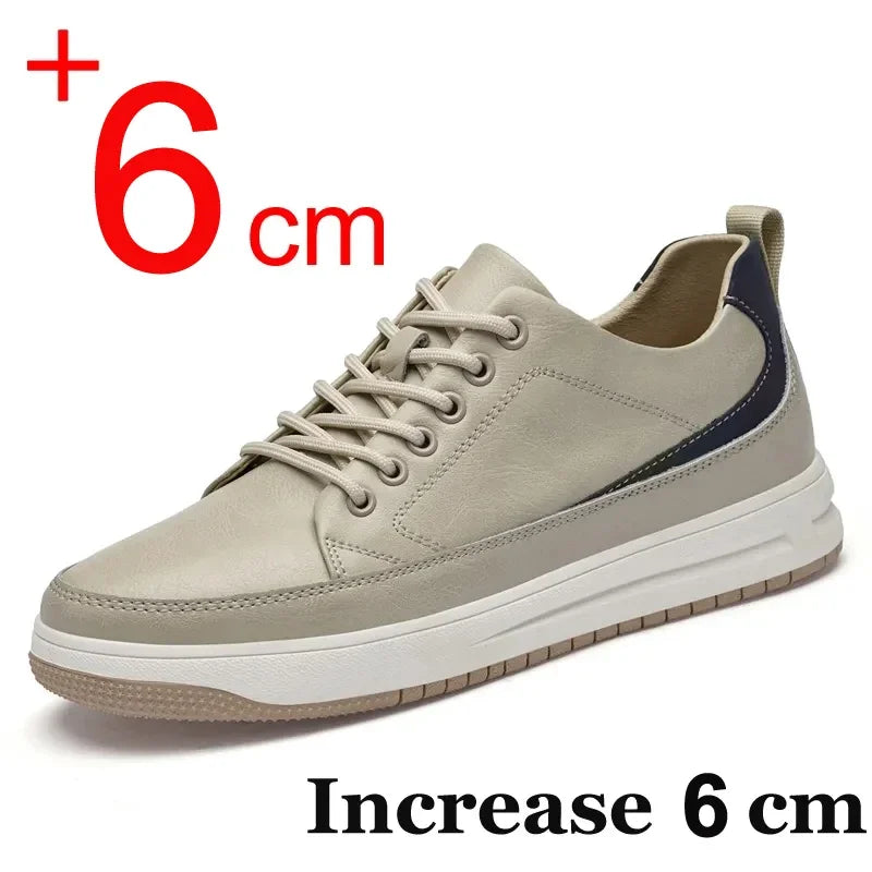 Men’s Heightening Sneakers – 6cm Hidden Lift by Snagg A Shoes