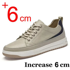 Men’s Heightening Sneakers – 6cm Hidden Lift by Snagg A Shoes