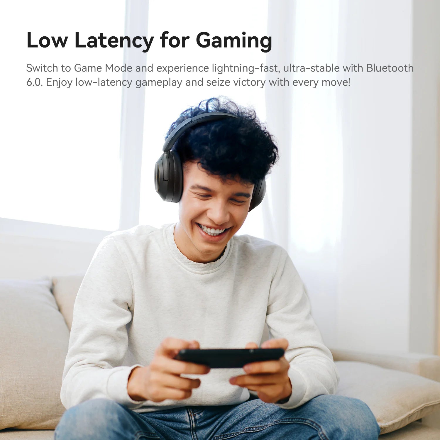 Wireless Headphones | Bluetooth 6.0 Over-Ear Noise Cancelling Headset by Snagg A Headphone