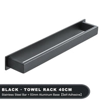 Self-Adhesive Stainless Steel Towel Rack by Snagg A Rack