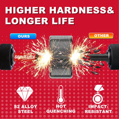 22 Pcs Impact Screwdriver Bit Set – Magnetic Multi-Driver Bits with Bit Holder & Organizer Sleeve