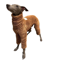 Winter Double Fleece High Collar Dog Coat