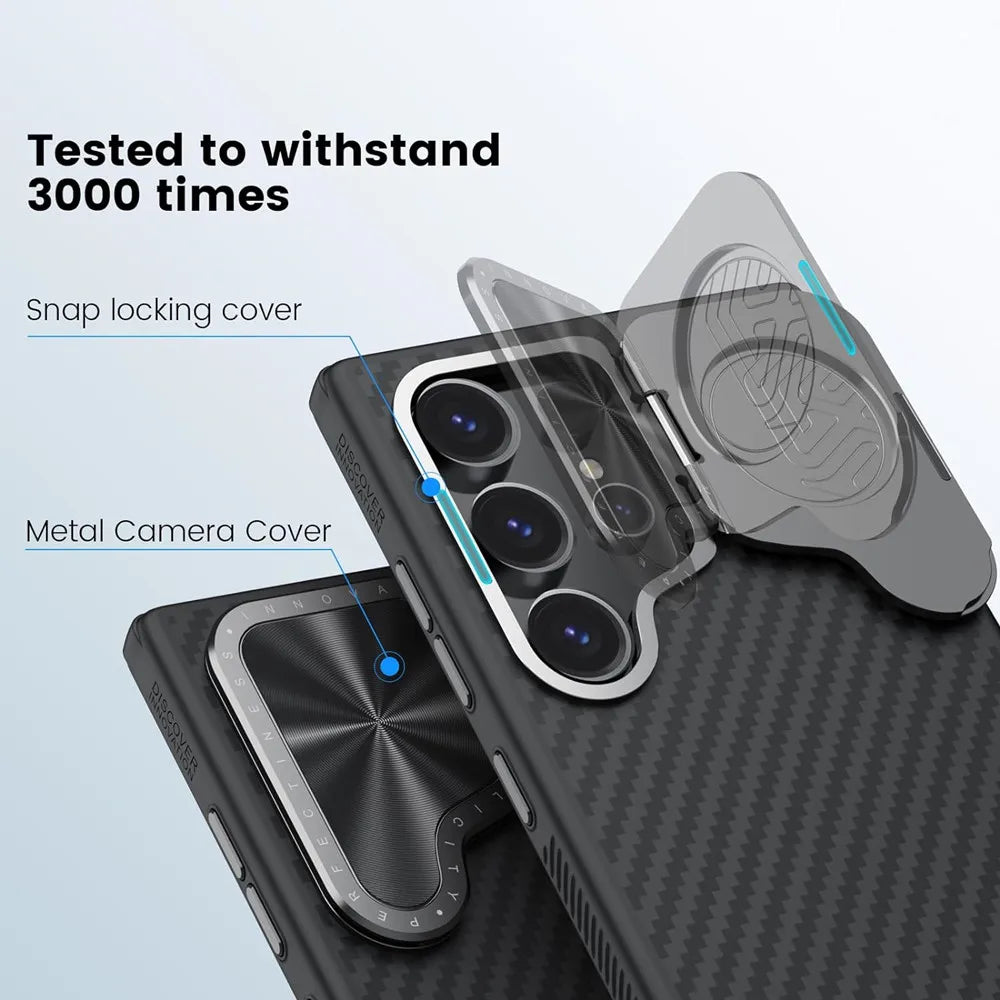 Samsung Galaxy S24 Ultra Aramid Fiber Magsafe Case by Snagg A Phone Case