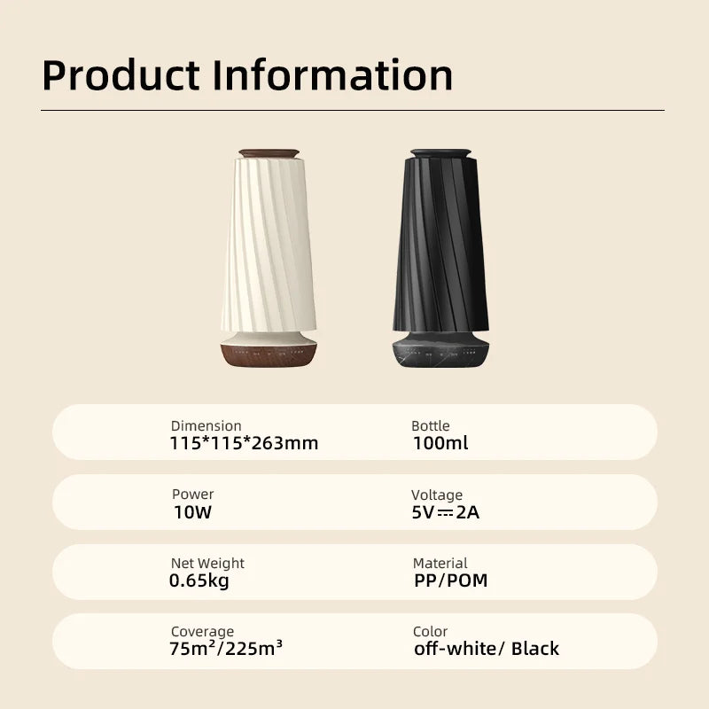 Smart Bluetooth Scent Diffuser with Night Light by Snagg A Diffuser