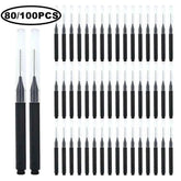 Professional 80/100 Piece Mini Grooming Set – Disposable Multi Purpose Precision Brushes