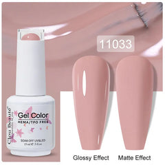 Professional 15ml HEMA & TPO Free Gel Polish – High-Performance Red & Multi Tone Semi Permanent Varnish
