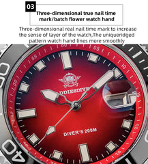 Classic 41mm Diver’s Quartz Wristwatch