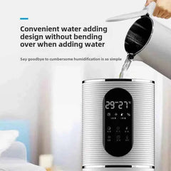 8L Ultrasonic Air Humidifier - Large Capacity Floor Standing Cool Mist Diffuser with Remote Control