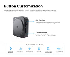 Wireless Bluetooth Remote Control (BTR200) | Instant One Touch Event Locking For Dash Cams