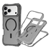 Shockproof Armor 3 in 1 Magnetic Case with Wrist Strap – for iPhone 16 Series - Phone Cases & Covers
