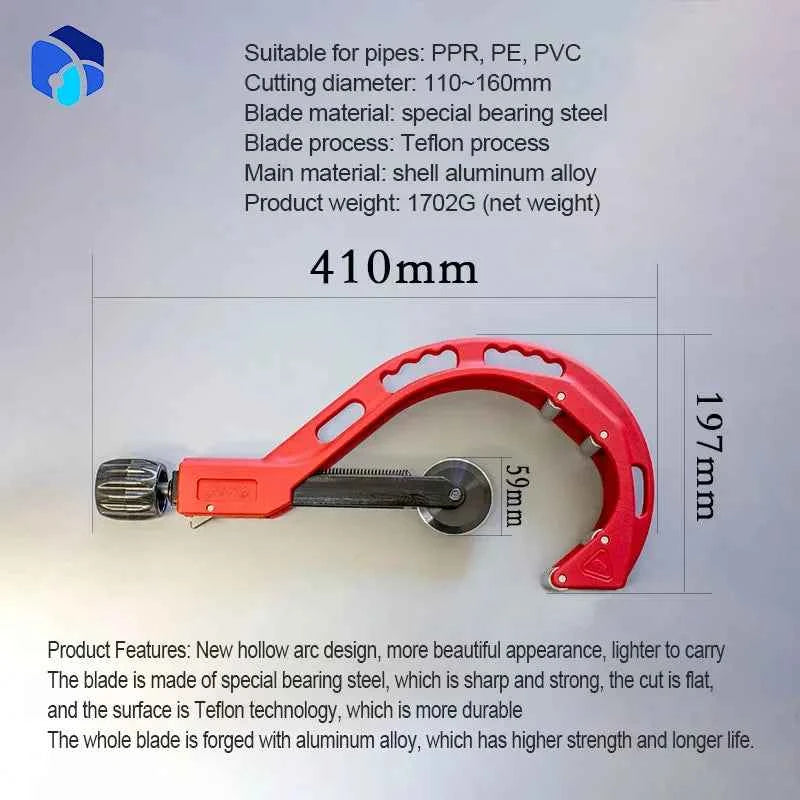 Stainless steel roller-type pipe cutter – image 4