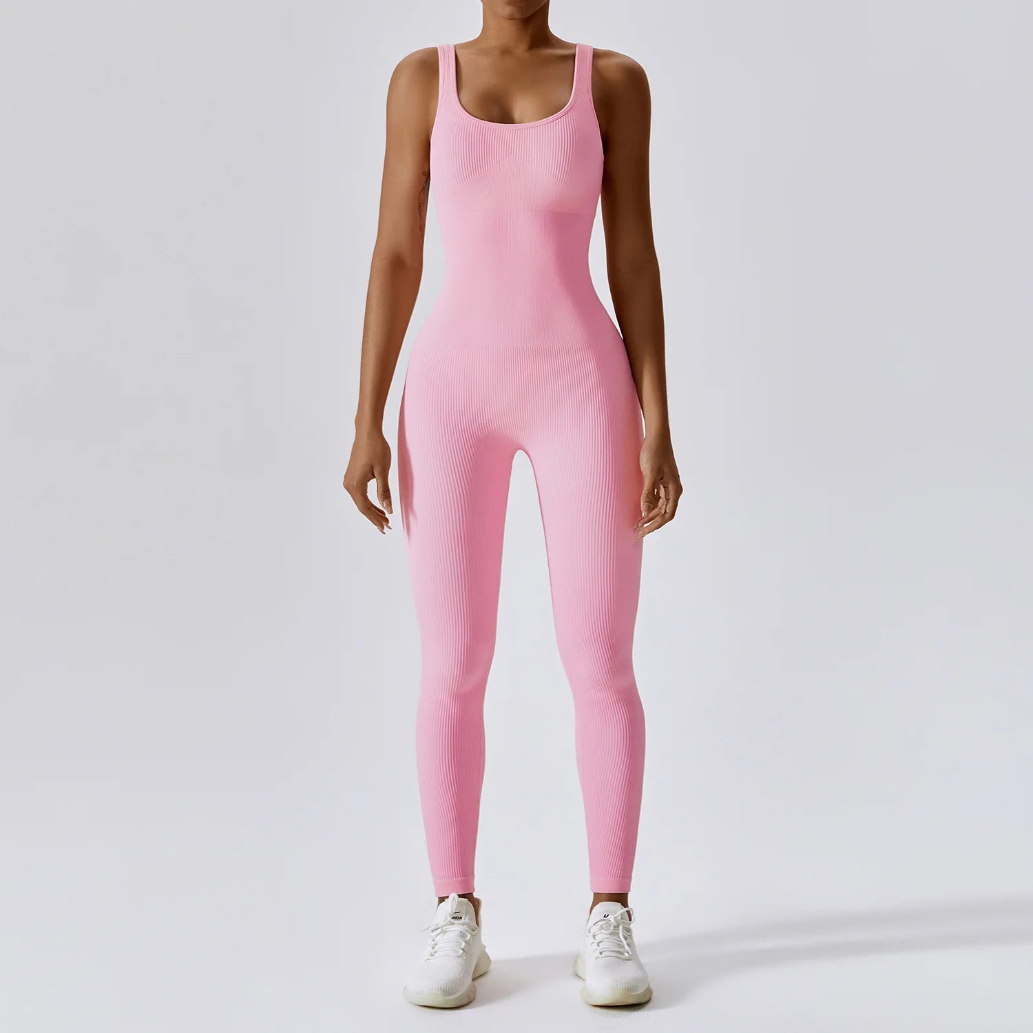 Women's Seamless One-Piece Yoga Suit | Push-Up Belly Tightening Dance Fitness Workout Bodysuit