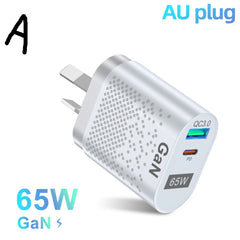 AU Plug 65W GaN Charger by Snagg An Adapter