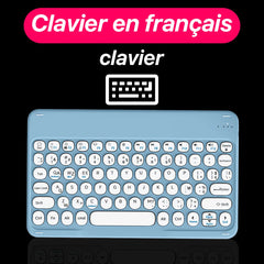 Round Key Bluetooth Wireless Keyboard For Android IOS Huawei Xiaomi Tablet by Snagg A Wireless Keyboard