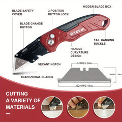 Multi-Function Folding Utility Knife by Snagg A Knife