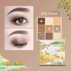 Signature 9 Color Eternal Love Palette – Shade C16 Professional Matte & Shimmer Collection