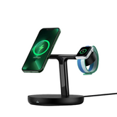 3 in 1 20W Magnetic Wireless Charger Stand For iPhone, Airpods & Apple Watch by Snagg A Charging Station