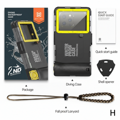 Universal Waterproof Phone Case – IP68 Rated 15m/50ft by Snagg A Phone Case