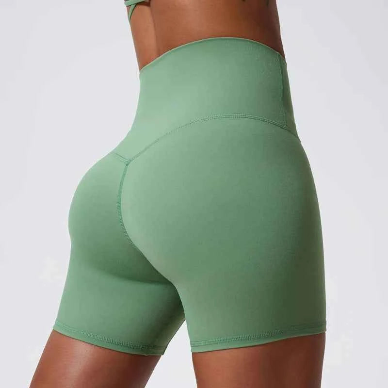 Women's High Waist Push-Up Gym Shorts | Super Soft Fabric Yoga Cycling Workout Sports Leggings