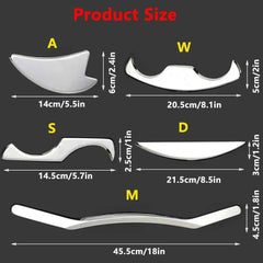 Professional Stainless Steel Gua Sha Tools Set (5PCS)