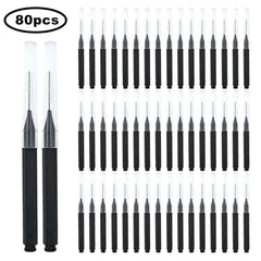 Professional 80/100 Piece Mini Grooming Set – Disposable Multi Purpose Precision Brushes