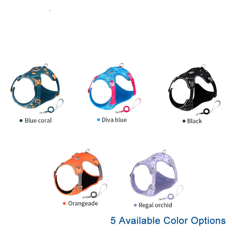 Ultra-Lightweight Breathable Harness & Leash Set by Snagg A Harness