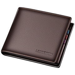 Genuine Leather Men’s Short Wallet by Snagg It Wallet