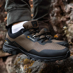 Men's Mid-Cut Hiking Shoes – Lightweight Nylon Upper, EVA Insole & Grippy Sole for Walking