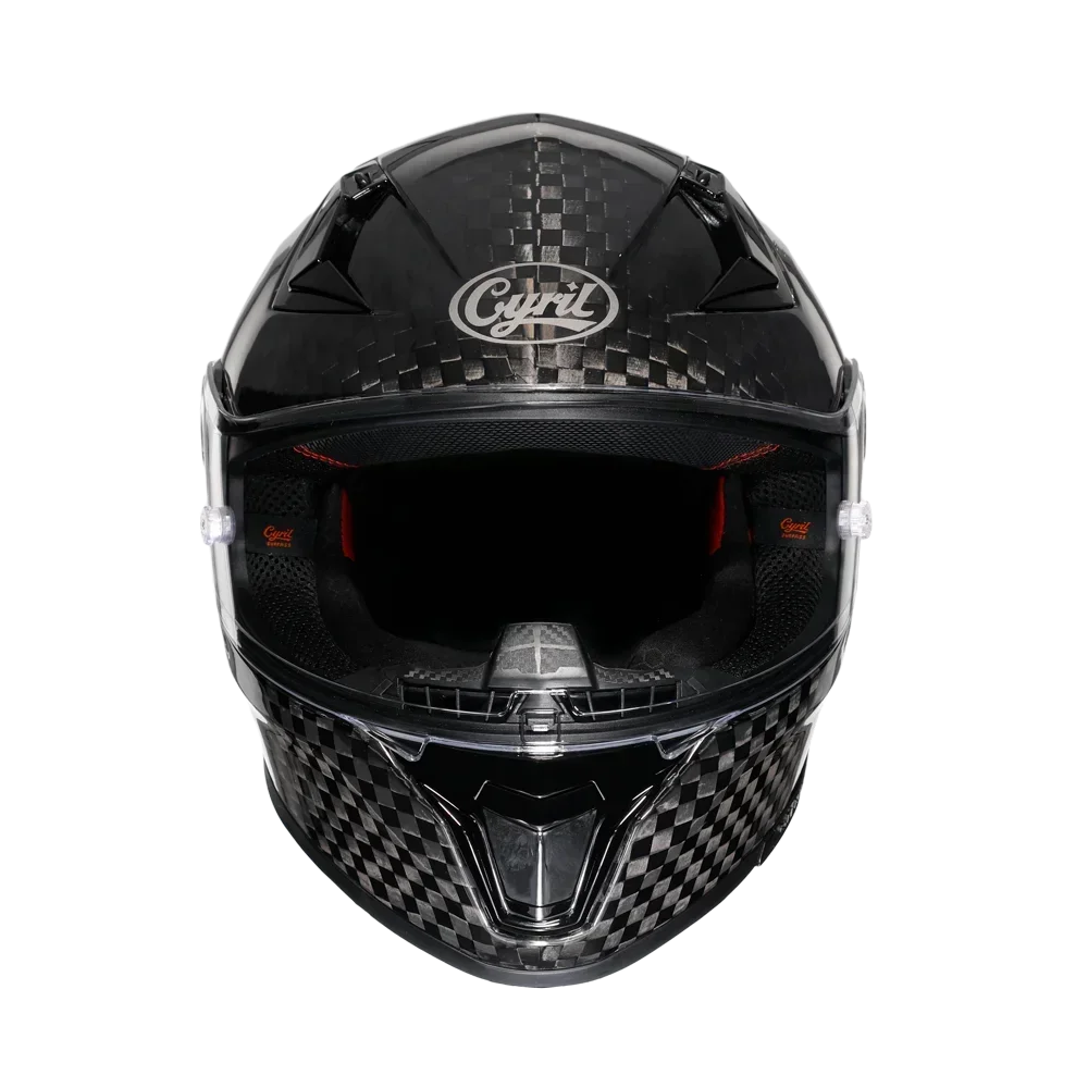 Carbon Fiber Pattern Full Face Motorcycle Helmet by Snagg A Motorcycle Helmet
