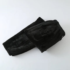 Men's Thickened Flannel Sleep Pants | Winter Loose High Waist Straight Leg Coral Velvet Fleece