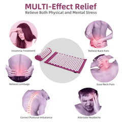 Acupressure Mat & Pillow Set | Muscle Tension & Stress Relief