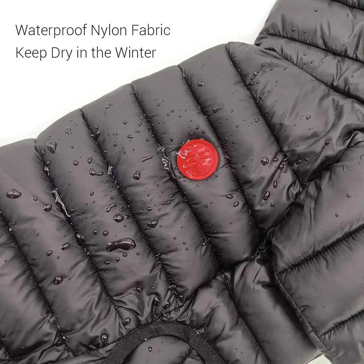 Padded Dog Winter Overalls – Lightweight Down-Feel Jumpsuit for Small & Medium Dogs