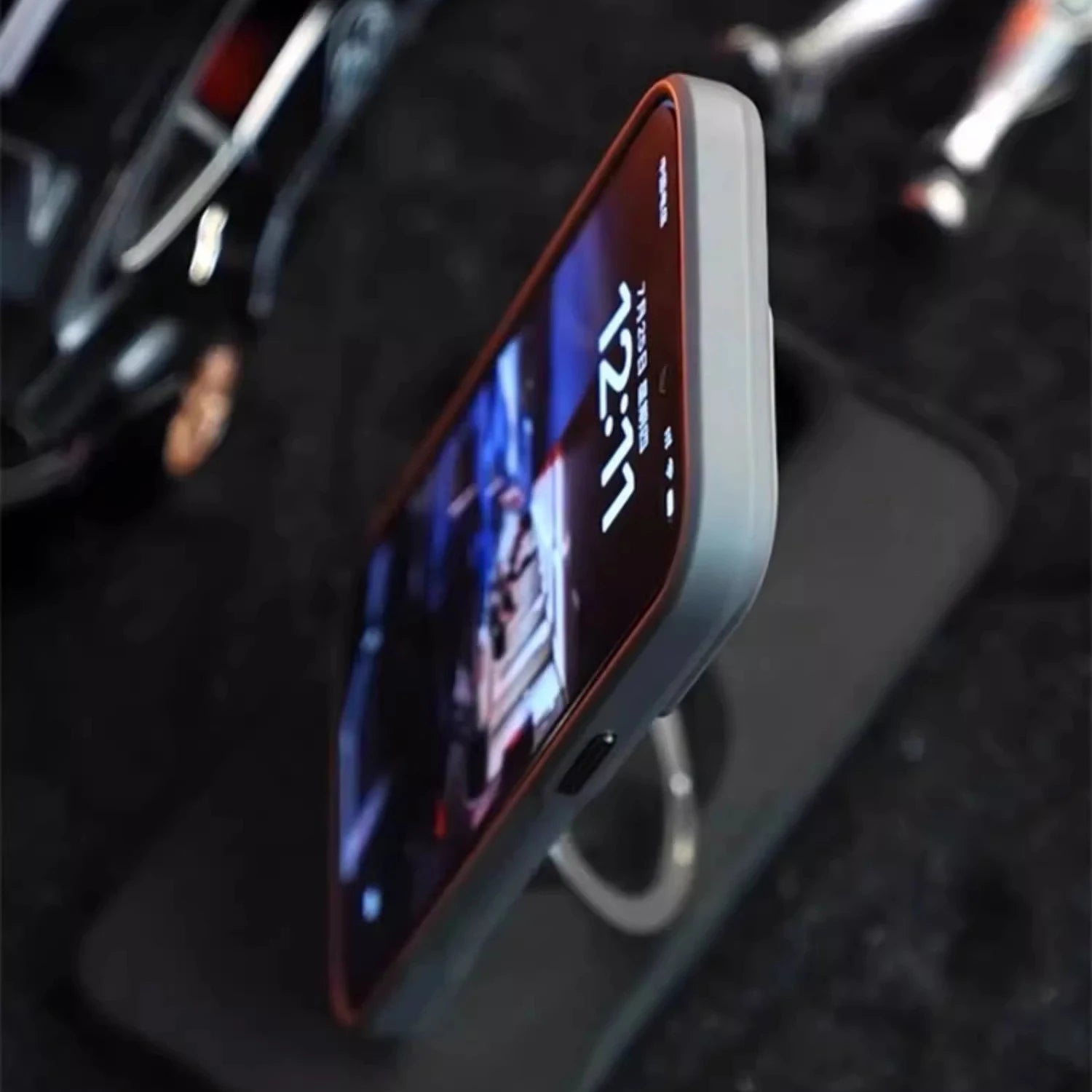 Carbon Fibre Pattern Magsafe phone case for iPhone 16 Series by Snagg A Phone Case