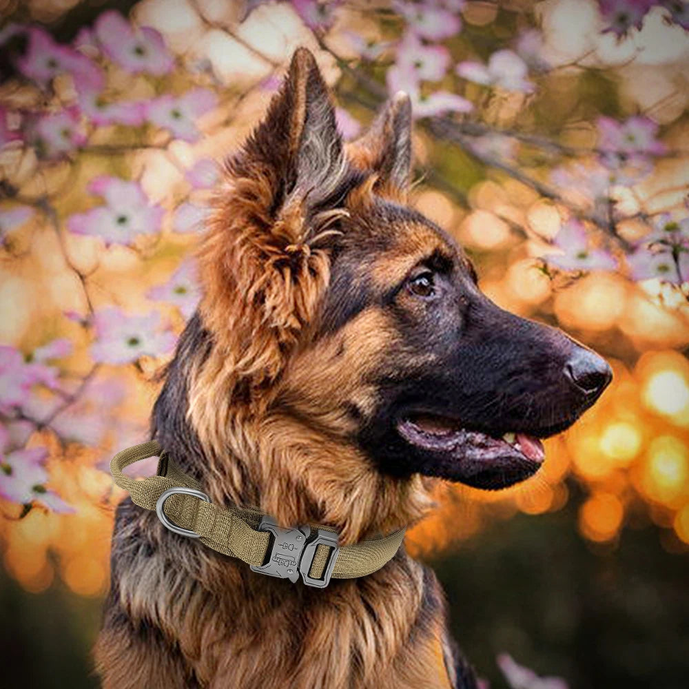 Tactical Dog Collar & Leash Set by Snagg A Leash