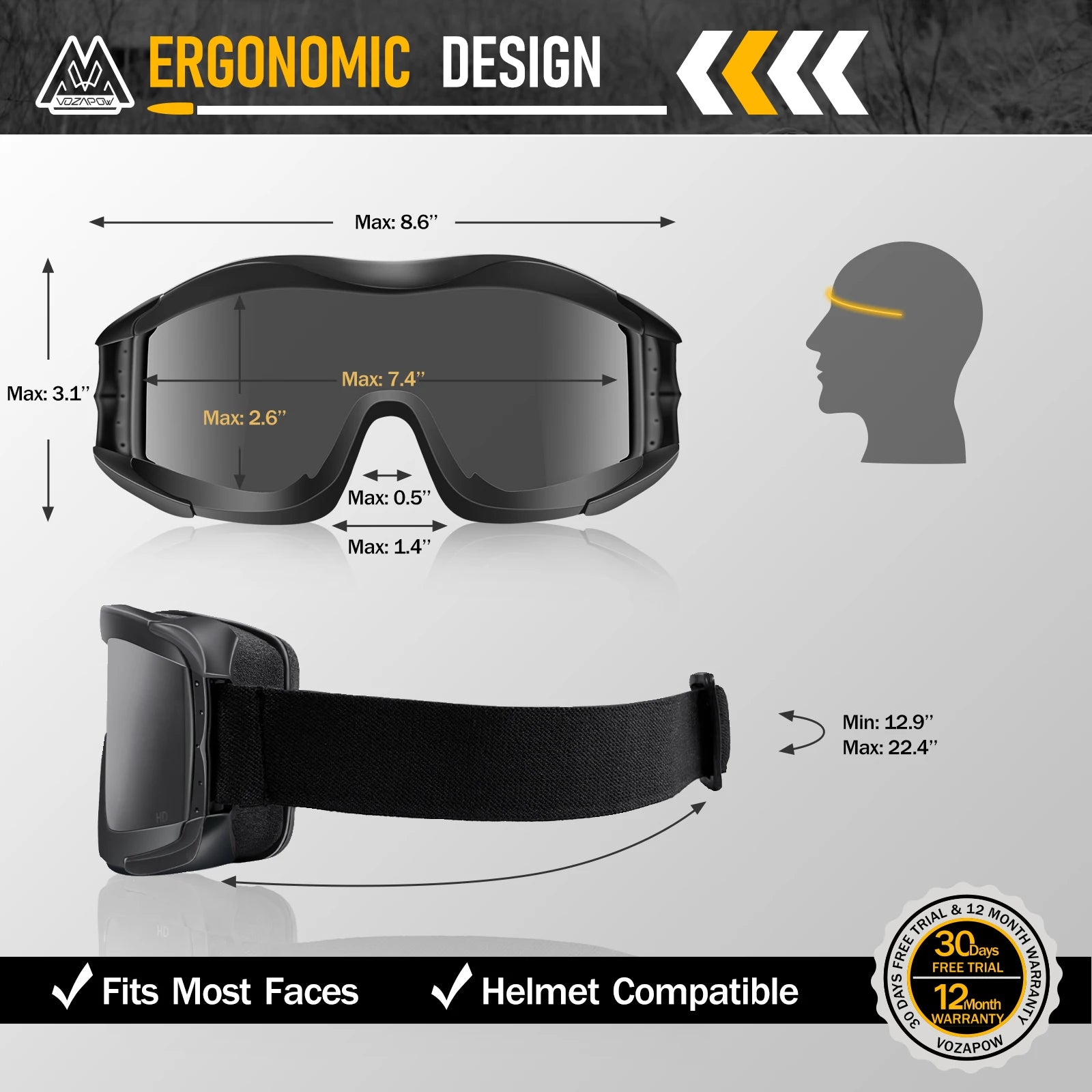 Professional Motorcycle Goggles by Snagg A Motorcycle Goggles