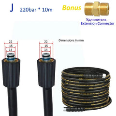 High Pressure Washer Hose by Snagg A Garden Hose