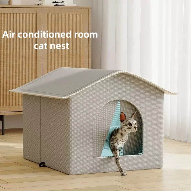 All-Season Cooling & Warming Cat House - SnaggIt