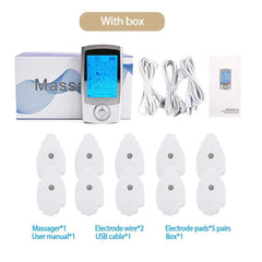 Digital TENS & EMS Muscle Stimulator – 16 Mode Dual Channel Therapy Device